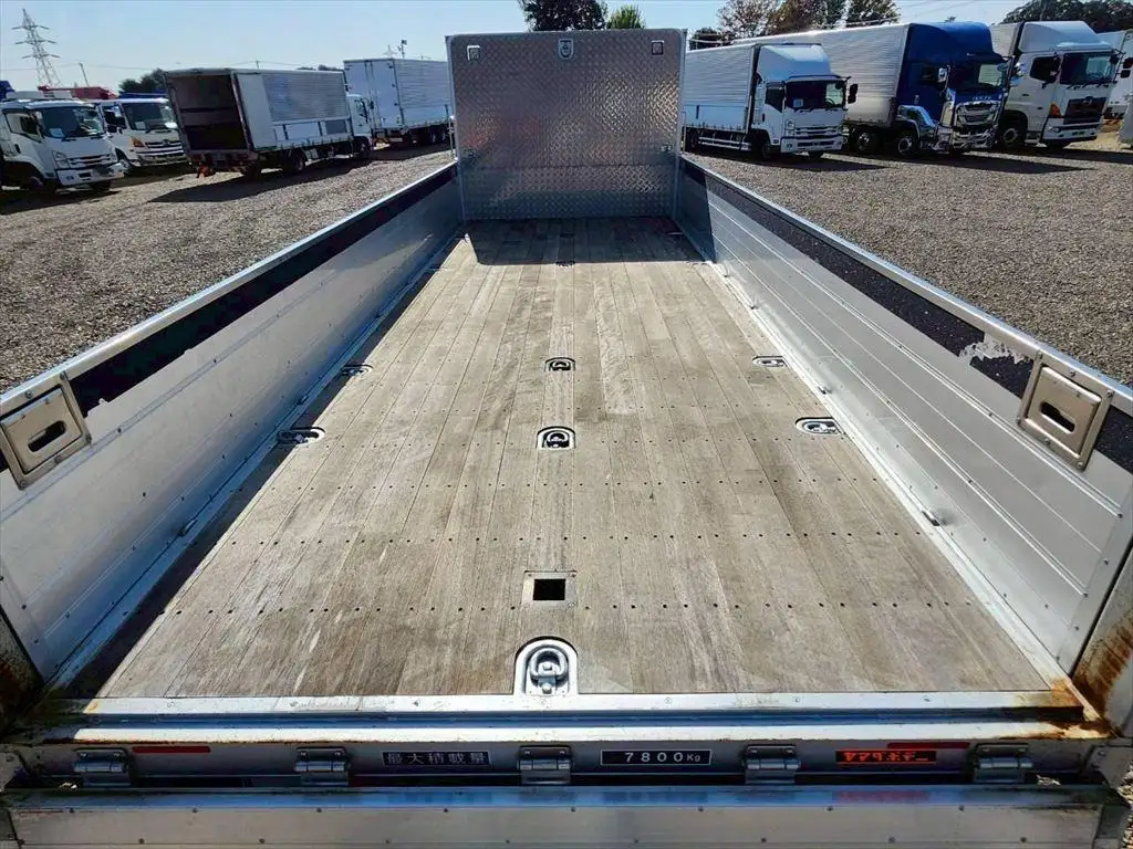 三菱 ファイター 中型/増トン 平ボディ アルミブロック ベッドの中古トラック画像8