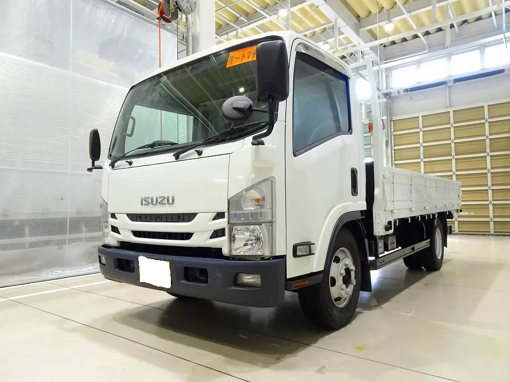 いすゞ エルフ 小型 平ボディ ワイドロング