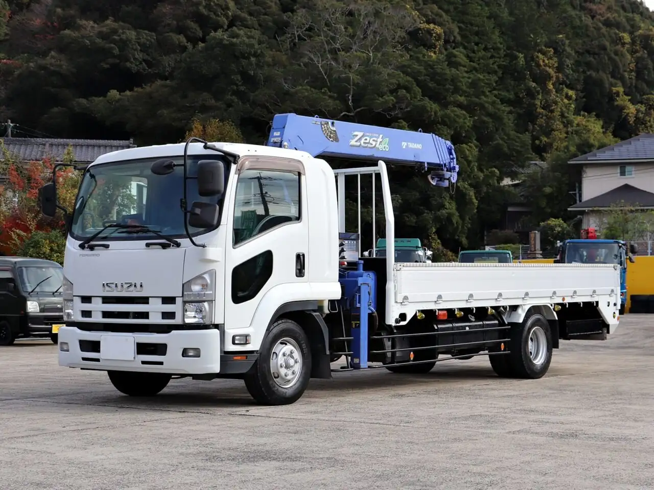 いすゞ フォワード 中型/増トン クレーン付 床鉄板 アルミブロック の中古トラック【車両No.200558】