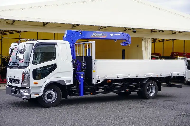 三菱 ファイター 中型/増トン クレーン付 アルミブロック 4段 の中古トラック【車両No.200533】