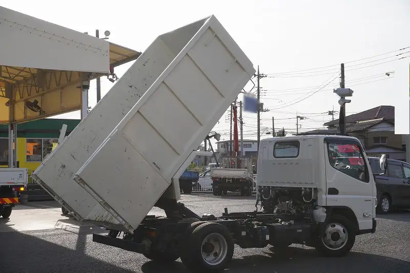 三菱 キャンター 小型 ダンプ 土砂禁 強化の中古トラック画像4