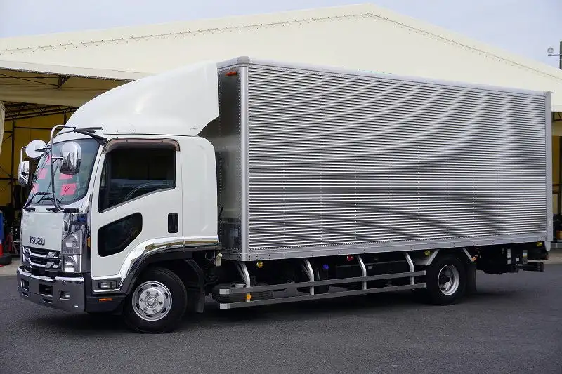 いすゞ フォワード 中型/増トン アルミバン パワーゲート ベッド の中古トラック【車両No.200532】