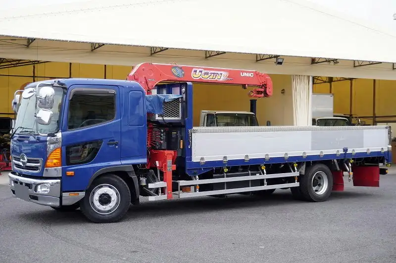 日野 レンジャー 中型/増トン クレーン付 アルミブロック 4段 の中古トラック【車両No.200534】