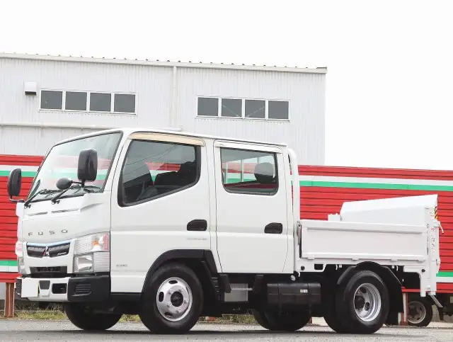 三菱 キャンター 小型 平ボディ Wキャブ パワーゲート の中古トラック【車両No.200571】