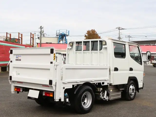 三菱 キャンター 小型 平ボディ Wキャブ パワーゲートの中古トラック画像4