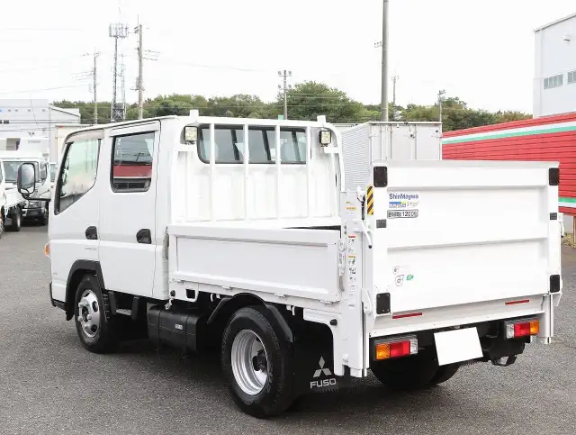 三菱 キャンター 小型 平ボディ Wキャブ パワーゲートの中古トラック画像6