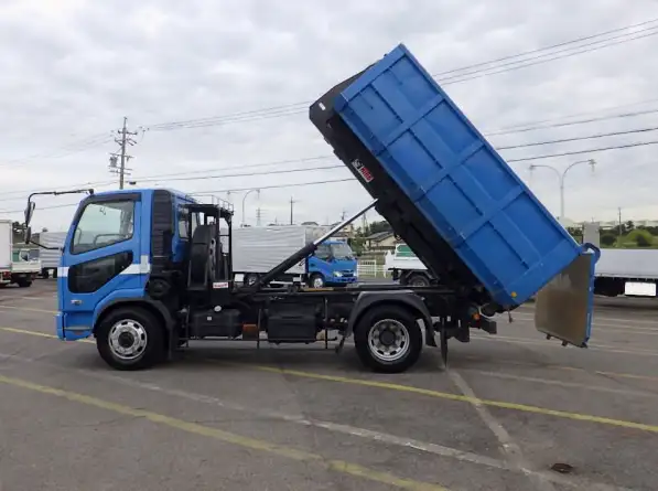 三菱 ファイター 中型/増トン アームロール コンテナ付き ツインホイストの中古トラック画像6