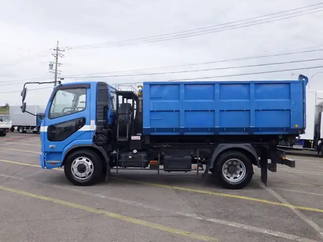 三菱 ファイター 中型/増トン アームロール コンテナ付き ツインホイストの中古トラック画像4