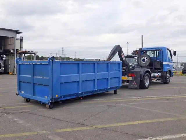 三菱 ファイター 中型/増トン アームロール コンテナ付き ツインホイストの中古トラック画像5