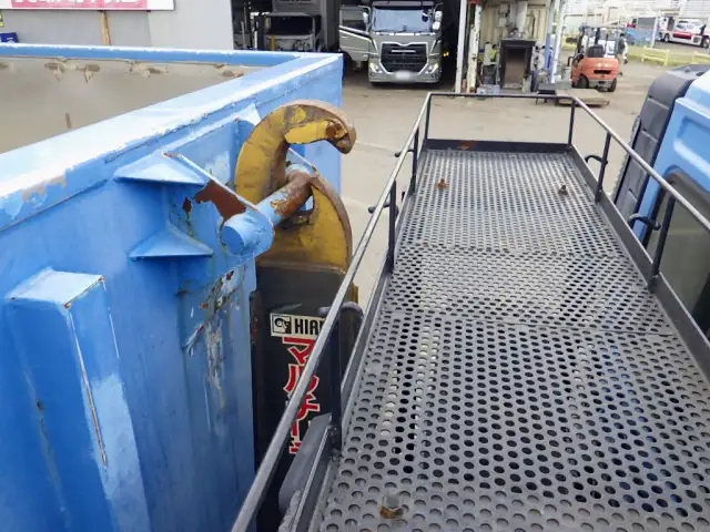 三菱 ファイター 中型/増トン アームロール コンテナ付き ツインホイストの中古トラック画像10