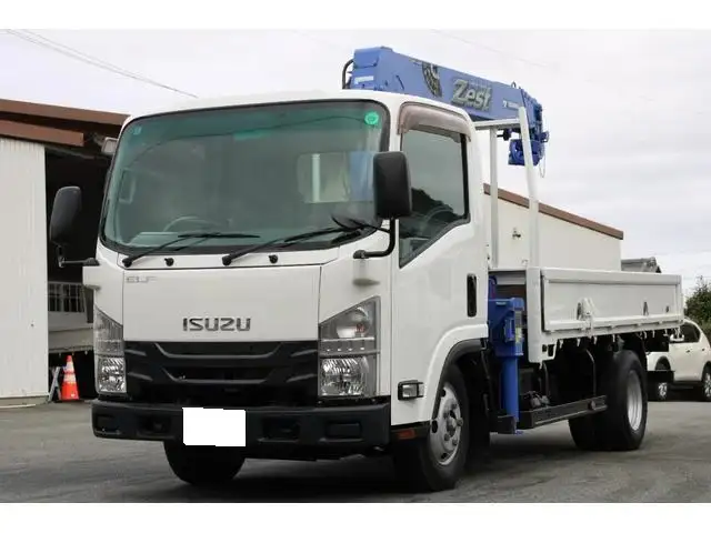 いすゞ エルフ 小型 クレーン付 4段 ラジコン の中古トラック【車両No.200547】