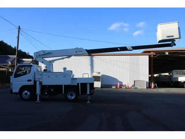 三菱 キャンター 小型 高所・建柱車 高所作業車 電工仕様の中古トラック画像4