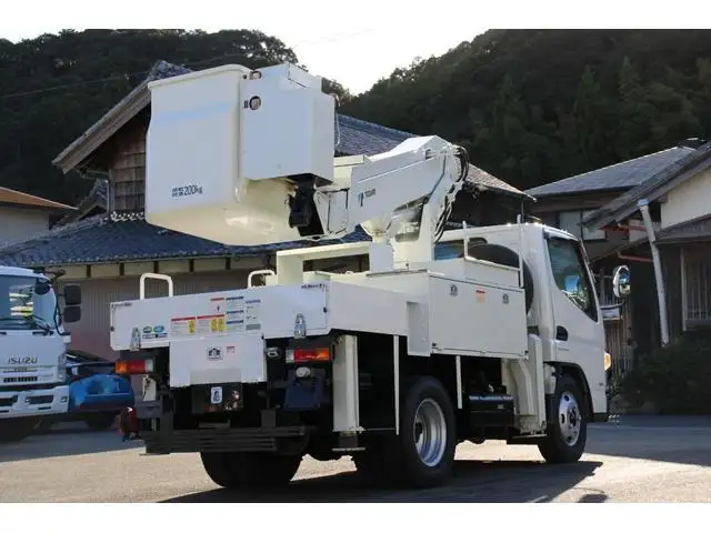 三菱 キャンター 小型 高所・建柱車 高所作業車 電工仕様の中古トラック画像2