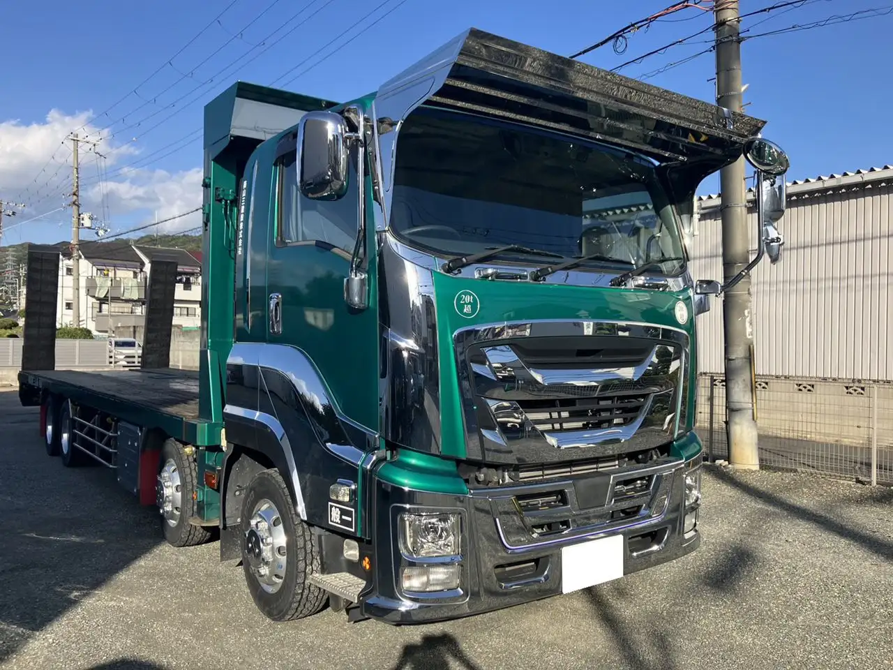 いすゞ ギガ 大型 車両重機運搬 ラジコン ウインチの中古トラック画像2