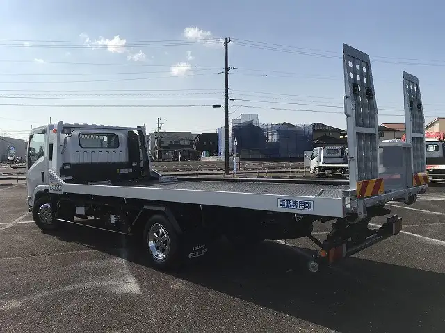 いすゞ エルフ 小型 車両重機運搬 ラジコン ウインチの中古トラック画像4