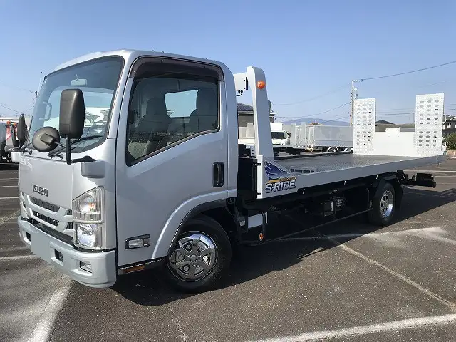 いすゞ エルフ 小型 車両重機運搬 ラジコン ウインチ の中古トラック【車両No.200703】