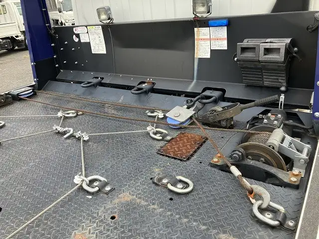 三菱 キャンター 小型 車両重機運搬 ラジコン ウインチの中古トラック画像8