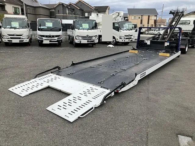 三菱 キャンター 小型 車両重機運搬 ラジコン ウインチの中古トラック画像5