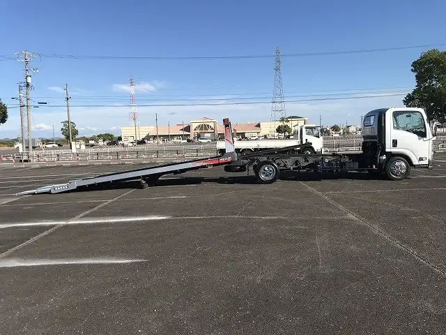 いすゞ エルフ 小型 車両重機運搬 ラジコン ウインチの中古トラック画像5