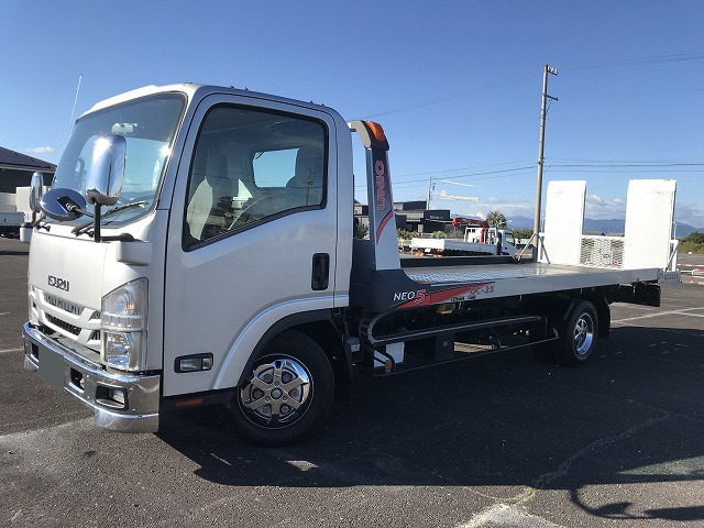 いすゞ エルフ 小型 車両重機運搬 セーフティーローダー