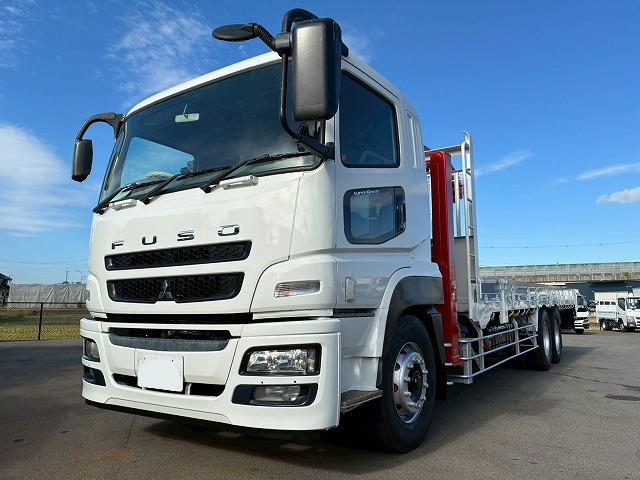 三菱 スーパーグレート 大型 車両重機運搬 セルフローダー