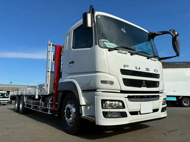 三菱 スーパーグレート 大型 車両重機運搬 4段クレーン ラジコンの中古トラック画像2