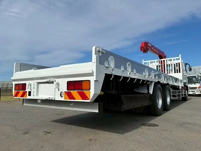 三菱 スーパーグレート 大型 車両重機運搬 4段クレーン ラジコンの中古トラック画像3