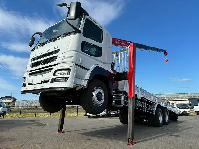 三菱 スーパーグレート 大型 車両重機運搬 4段クレーン ラジコンの中古トラック画像5