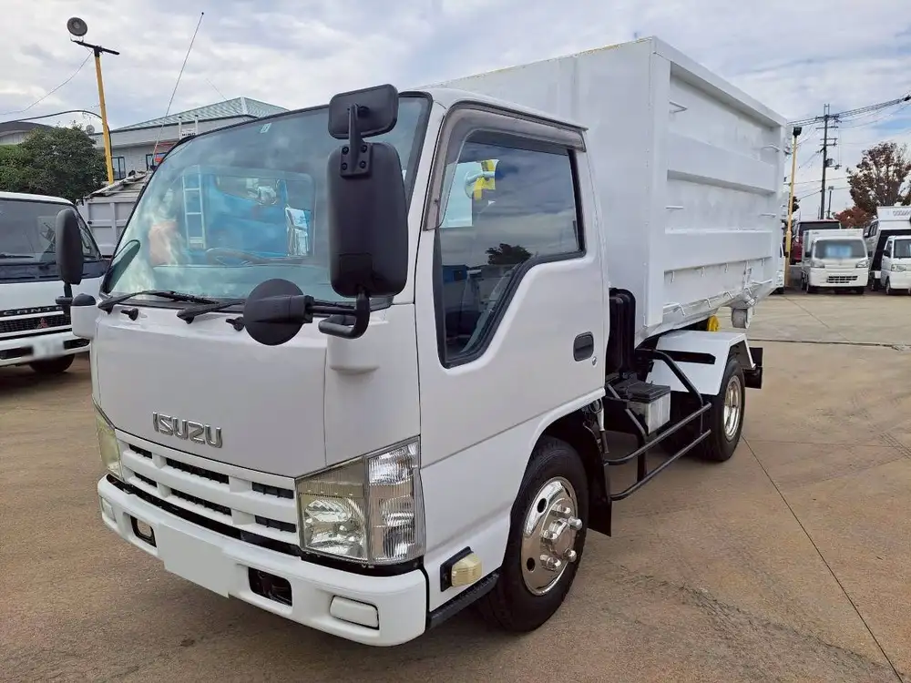 いすゞ エルフ 小型 アームロール コンテナ付き ツインホイスト の中古トラック【車両No.200658】