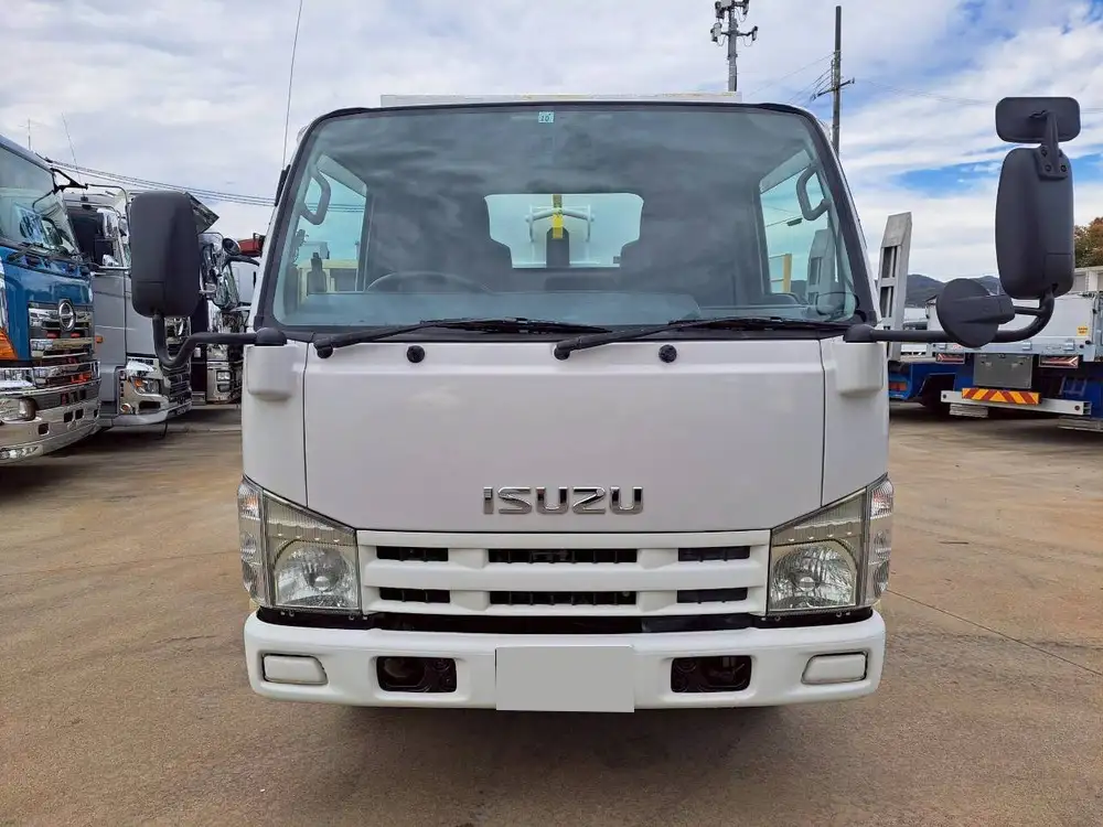 いすゞ エルフ 小型 アームロール コンテナ付き ツインホイストの中古トラック画像2