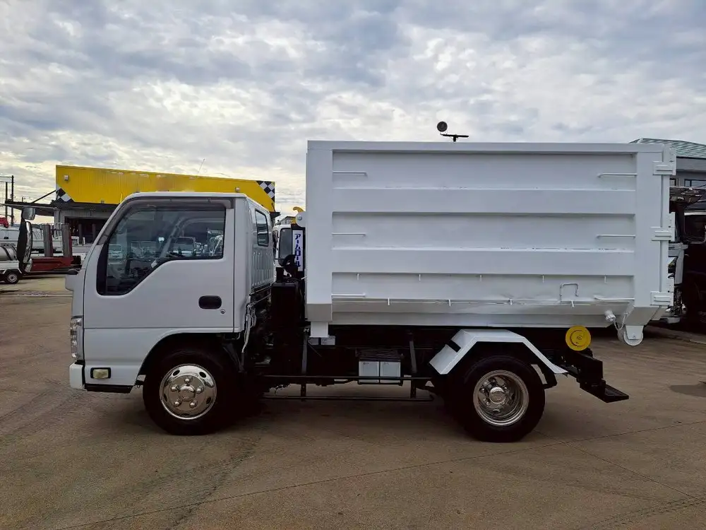 いすゞ エルフ 小型 アームロール コンテナ付き ツインホイストの中古トラック画像6