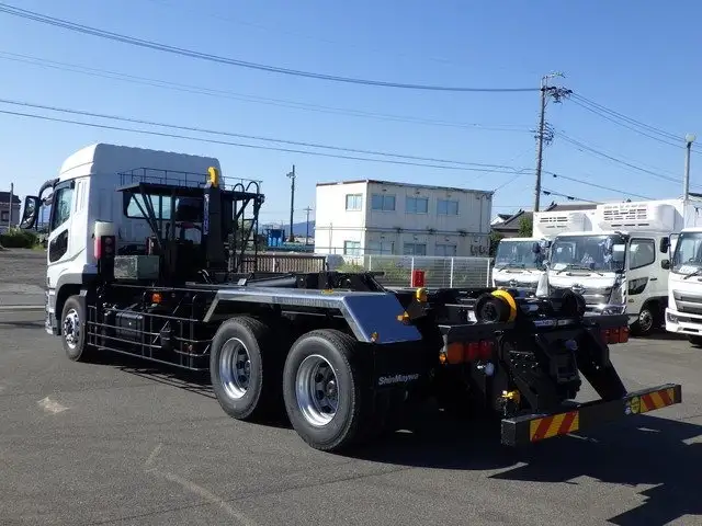 三菱 スーパーグレート 大型 アームロール ハイルーフ ベッドの中古トラック画像4