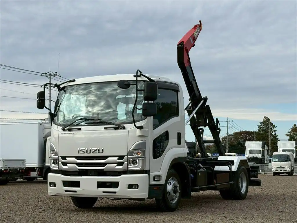 いすゞ フォワード 中型/増トン アームロール ツインホイスト 2RG-FRR90S2 の中古トラック【車両No.200654】