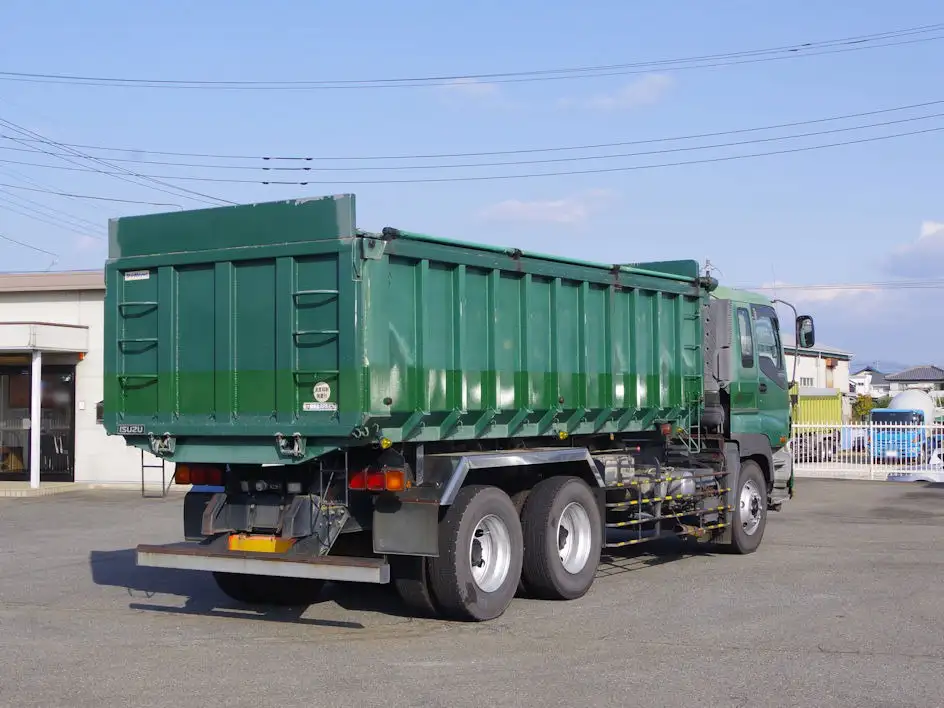 いすゞ ギガ 大型 ダンプ 土砂禁 天蓋付きの中古トラック画像2