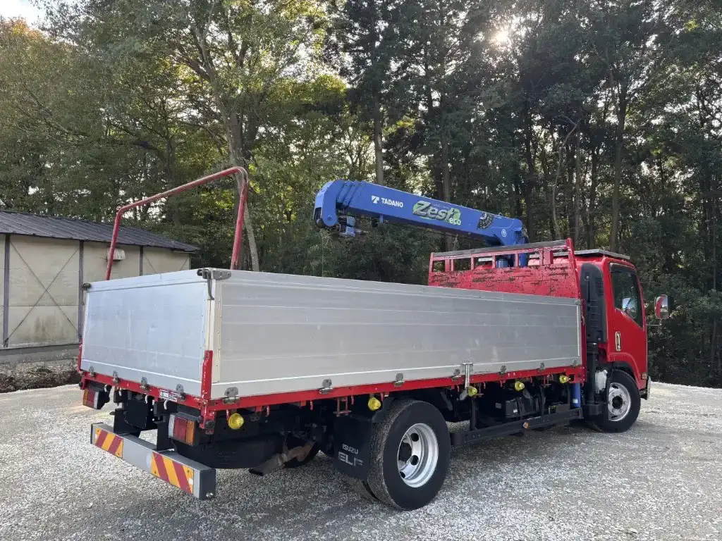 いすゞ エルフ 小型 クレーン付 アルミブロック 4段の中古トラック画像3