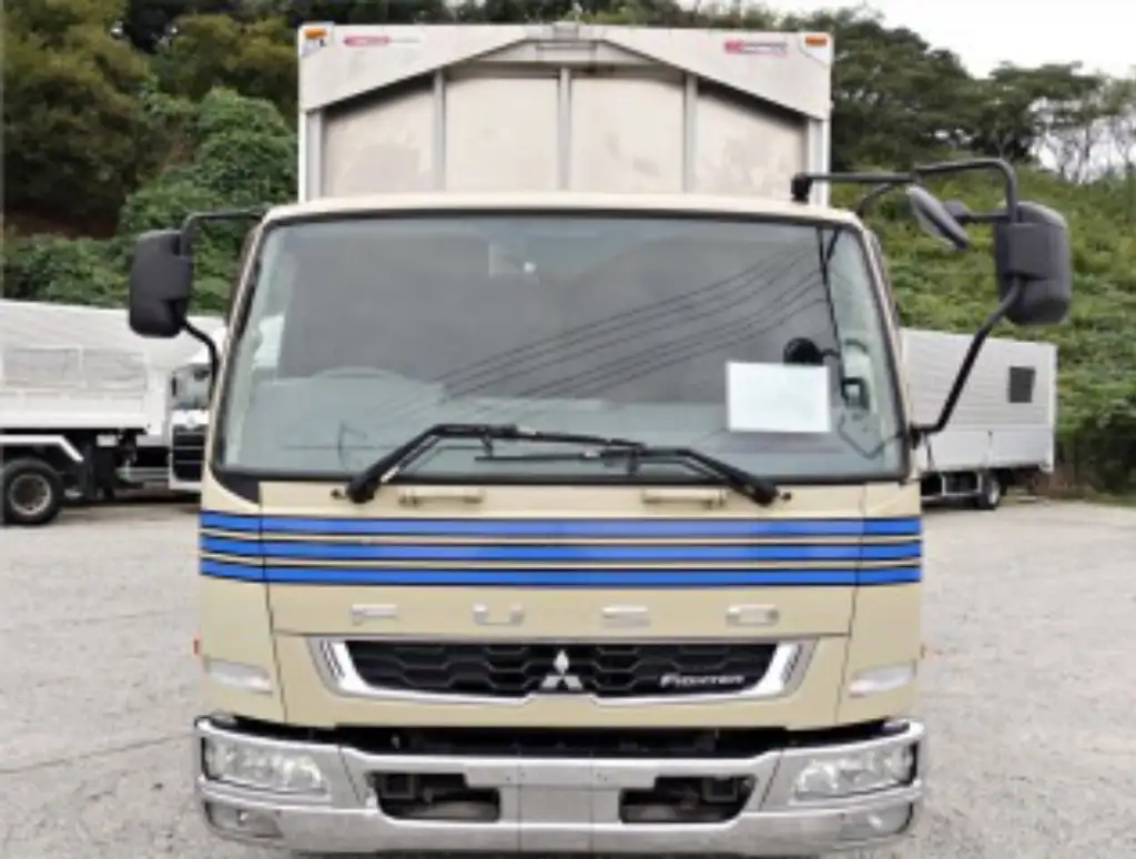 三菱 ファイター 中型/増トン ウイング ベッド TKG-FK61Fの中古トラック画像2