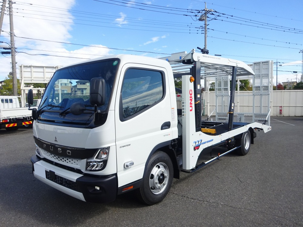 三菱 キャンター 小型 車両重機運搬 キャリアカー