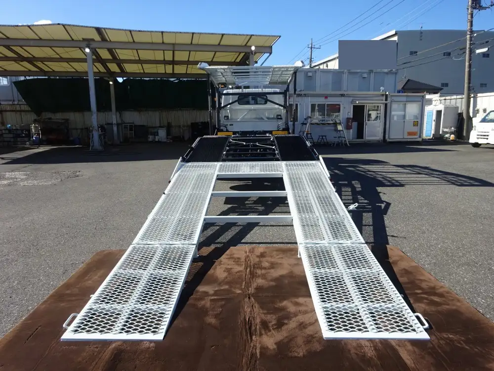 三菱 キャンター 小型 車両重機運搬 ラジコン ウインチの中古トラック画像10