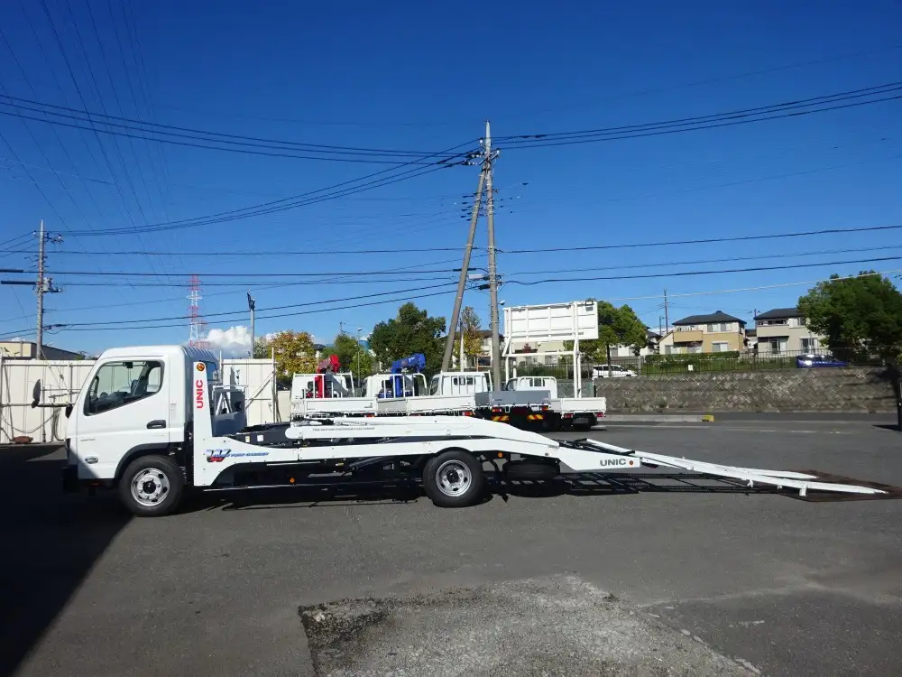 三菱 キャンター 小型 車両重機運搬 ラジコン ウインチの中古トラック画像8