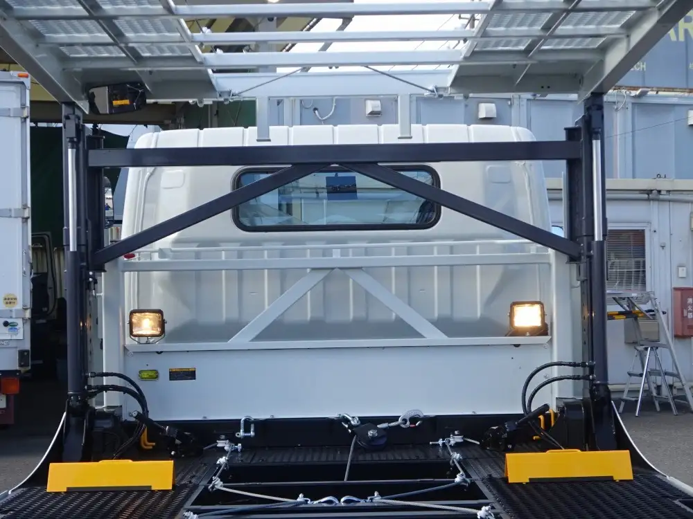 三菱 キャンター 小型 車両重機運搬 ラジコン ウインチの中古トラック画像11