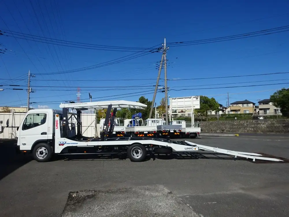 三菱 キャンター 小型 車両重機運搬 ラジコン ウインチの中古トラック画像9