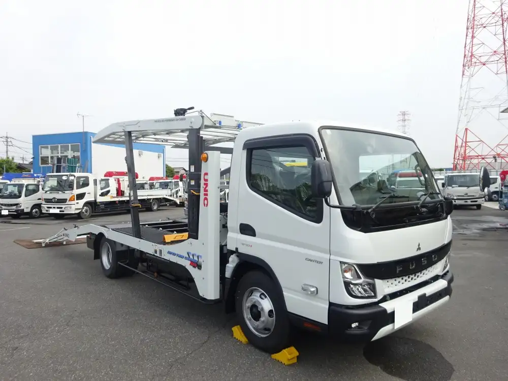 三菱 キャンター 小型 車両重機運搬 ラジコン ウインチの中古トラック画像3