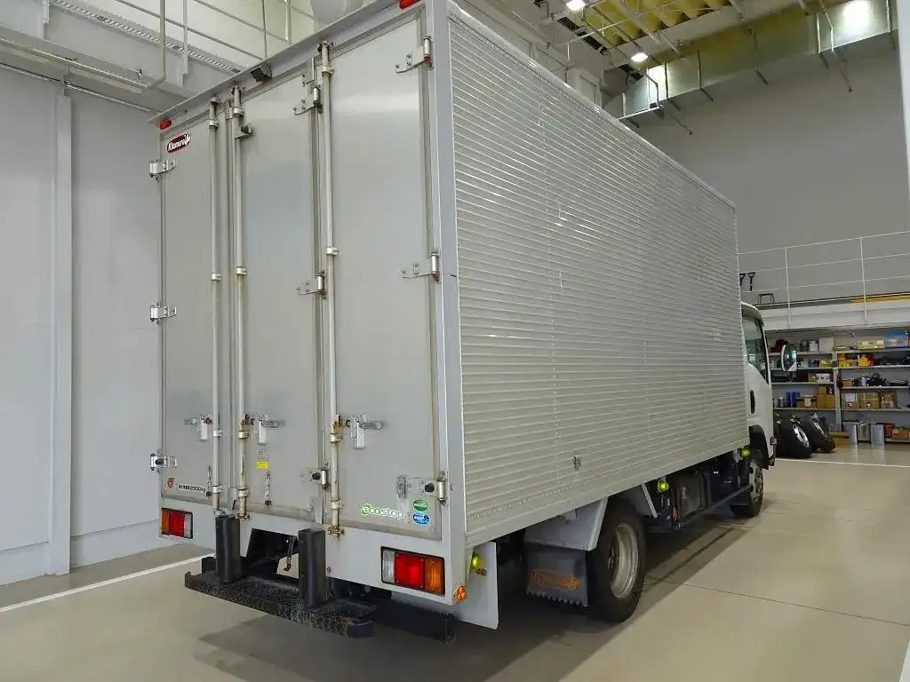 いすゞ エルフ 小型 アルミバン 3枚観音 2RG-NPS88ANの中古トラック画像2