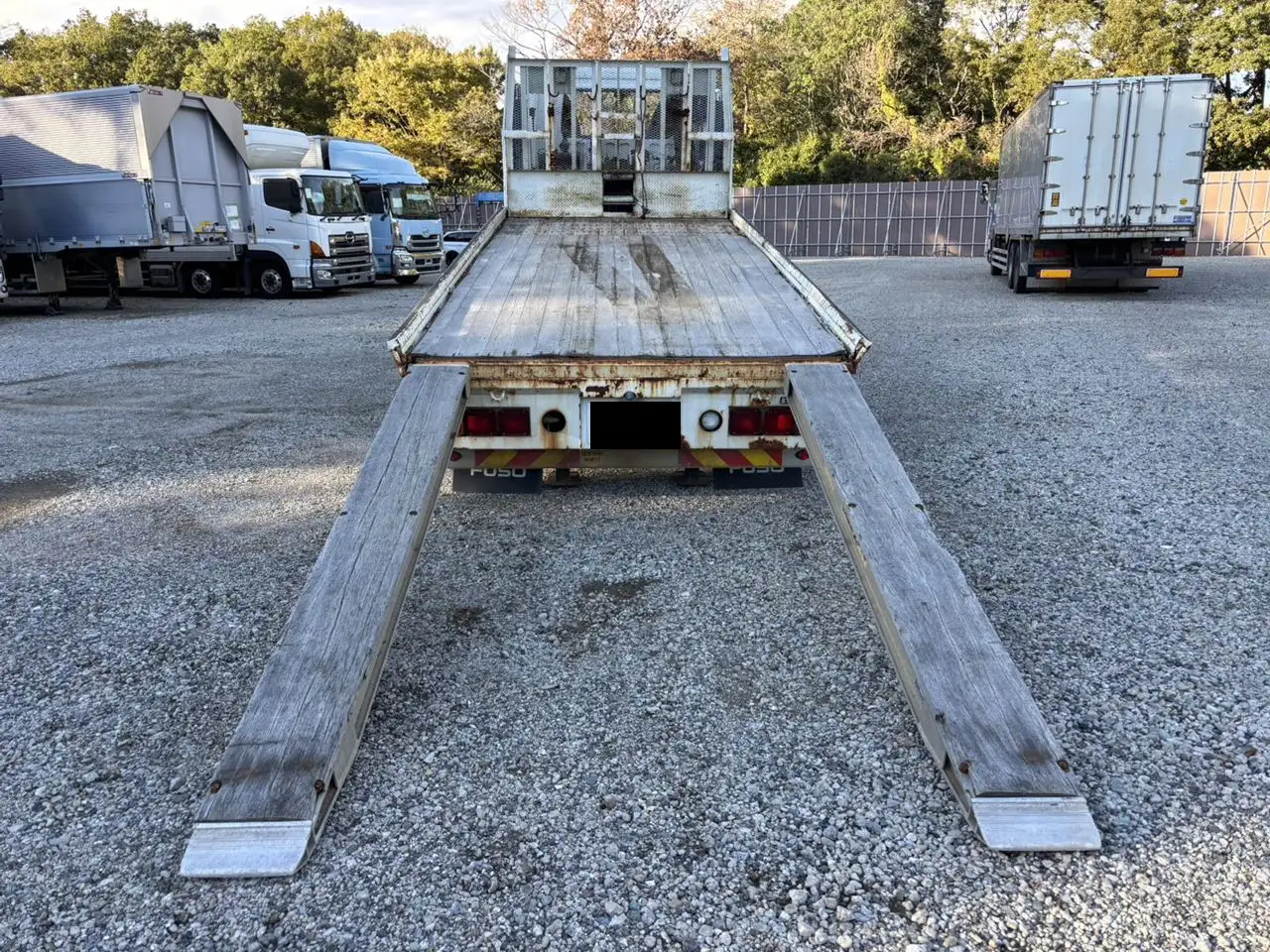 三菱 ファイター 中型/増トン 車両重機運搬 ラジコン ウインチの中古トラック画像6