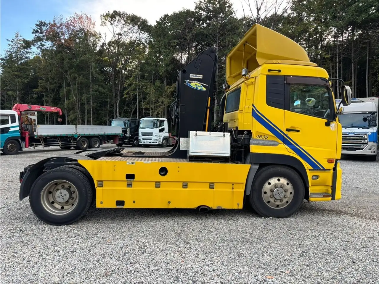 日産UD クオン 大型 トラクター 1デフ ベッドの中古トラック画像3