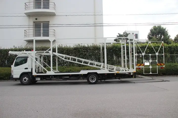 三菱 キャンター 小型 車両重機運搬 ウインチ 2PG-FEC90の中古トラック画像7