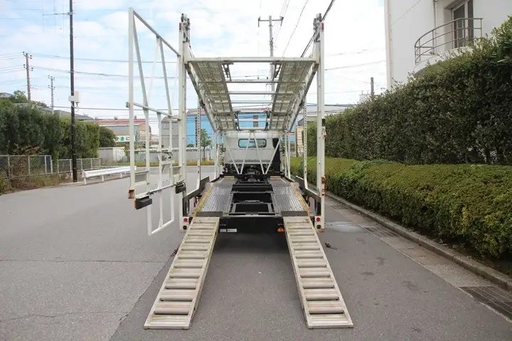 三菱 キャンター 小型 車両重機運搬 ウインチ 2PG-FEC90の中古トラック画像11