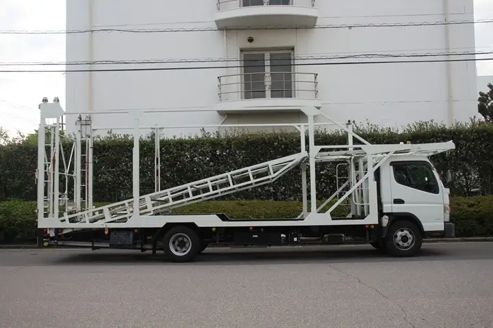 三菱 キャンター 小型 車両重機運搬 ウインチ 2PG-FEC90の中古トラック画像3