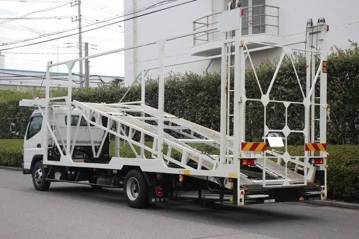 三菱 キャンター 小型 車両重機運搬 ウインチ 2PG-FEC90の中古トラック画像6
