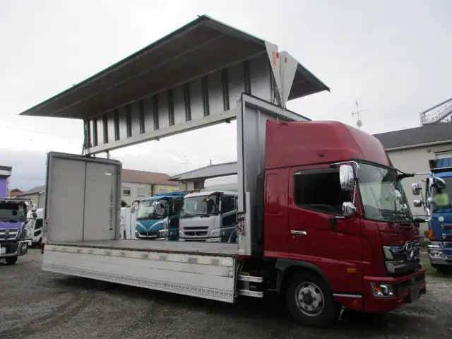 日野 レンジャー 中型/増トン ウイング 床鉄板 ベッドの中古トラック画像3